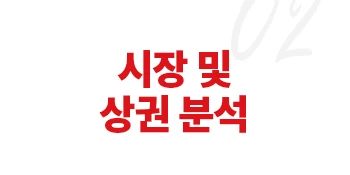 시장 및 상권 분석