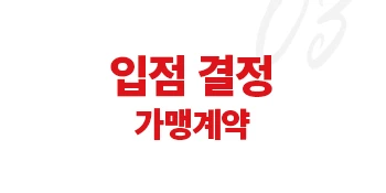 입점 결정 가맹계약